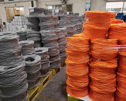 coaxial cable in warehouse