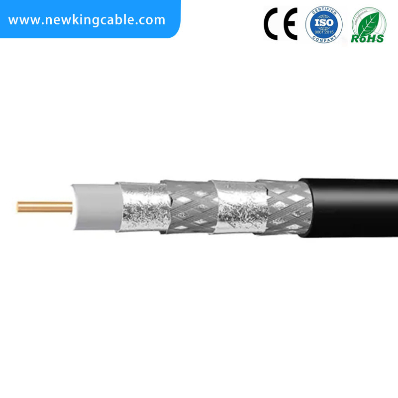 RG11 Tri-Shield Coaxial Cable With Low Attenuation